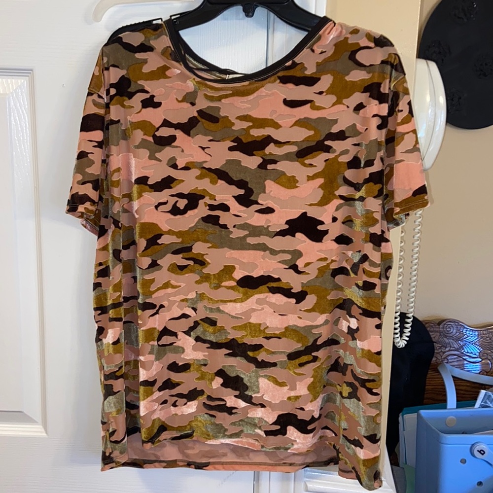 Camo Free People We the Free Top